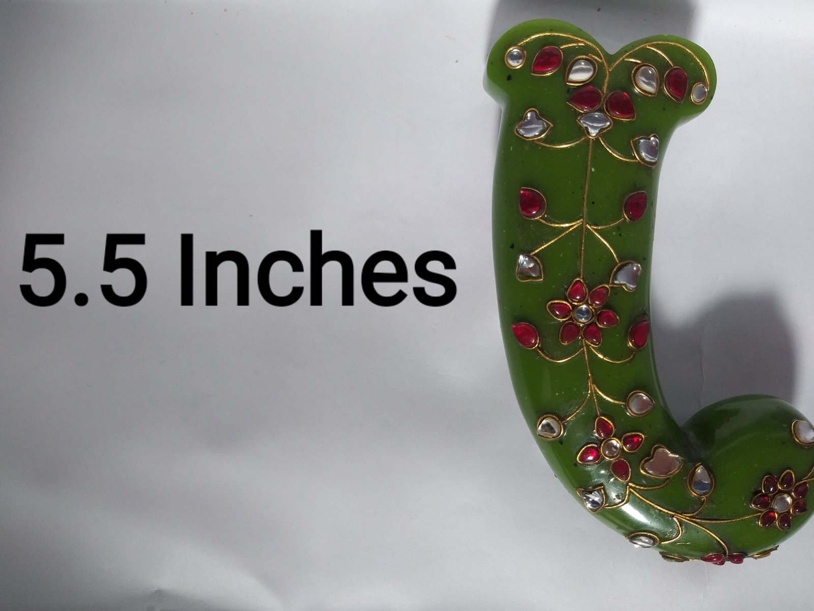 Mughal Dagger , Handmade Mughal Design studded Dagger , Mughal Floral Design Dagger , Mughal khanjar Dagger , Antique khanjar , Mughal stone - Image 2