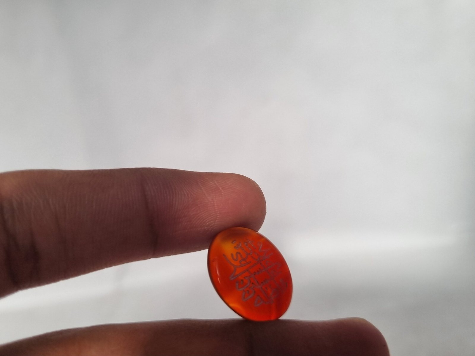 Beautiful Islamic Aqeeq (Agate) Pendant, Small Islamic Pendant, Arabic Calligraphy Pendant, Islamic Jewelery, yemeni Aqeeq Pendant, Akik - Image 7