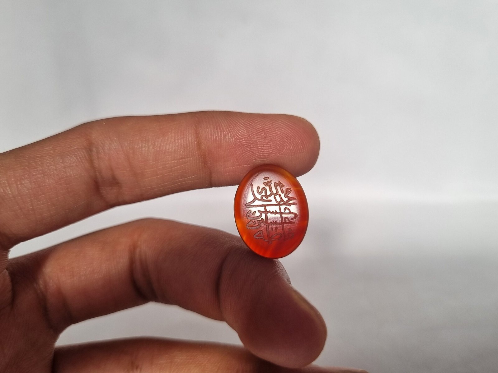 Beautiful Islamic Aqeeq (Agate) Pendant, Small Islamic Pendant, Arabic Calligraphy Pendant, Islamic Jewelery, yemeni Aqeeq Pendant, Akik - Image 6