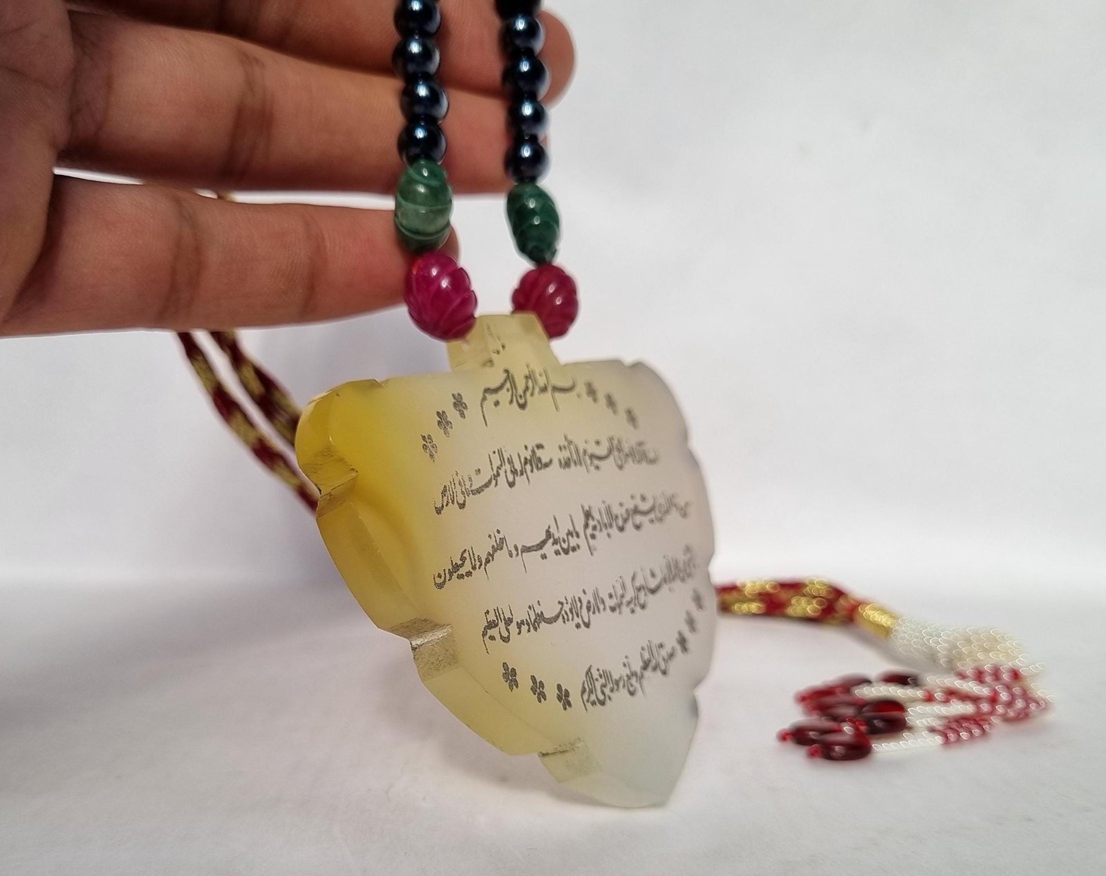Ayatul kursi Necklace, Islamic Jewelry, Islamic Verse Pendant, Quran Necklace, Unique Islamic pendant, Ayatul Kursi Engraved Pendant, ayat - Image 10
