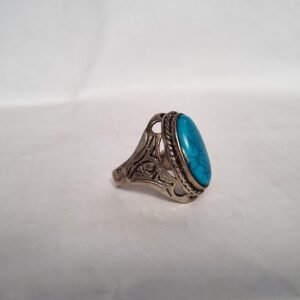 Turquoise ring, Statement Ring,gift ring ,casual ring,blue stone ring,fashion ring, hand jewelry, Dainty Ring, Turquoise Jewelry, ring