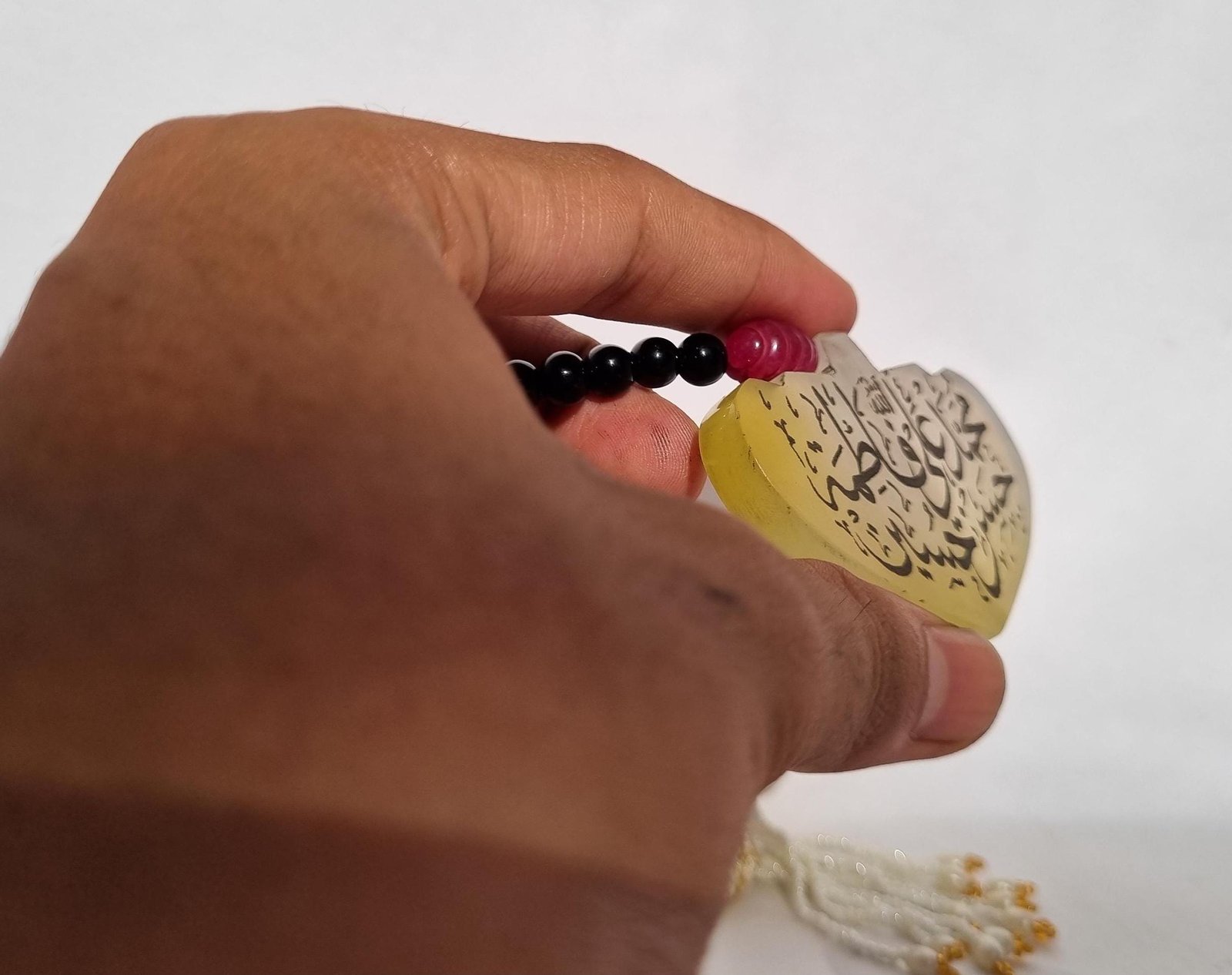 Islamic Panjtan Necklace • Islamic Jewelery • Panjtan Pendant • Engraved Islamic pendant • Muslim Jewelery • Hand Engraved Necklace •Jewel - Image 4