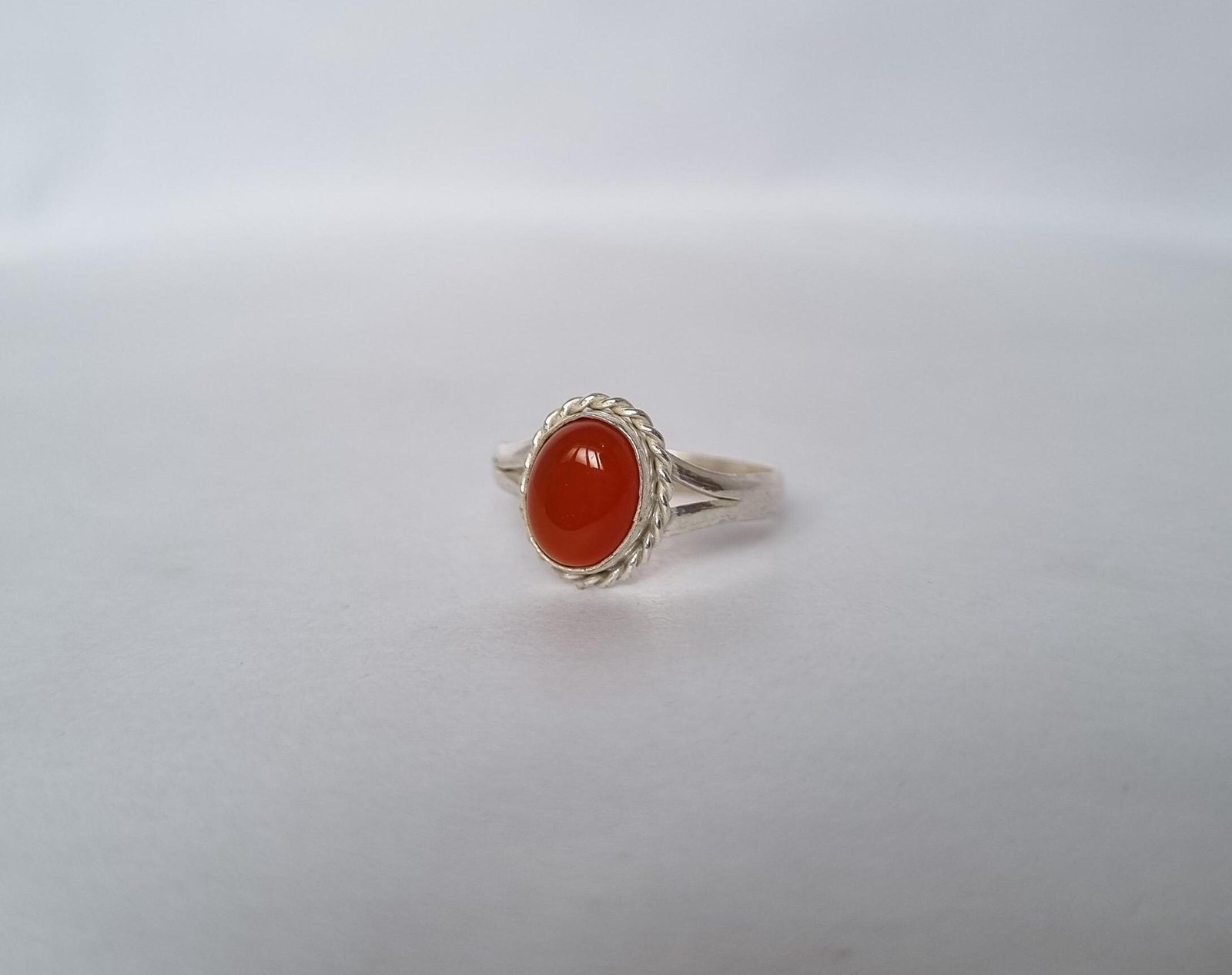 Natural Red Aqeeq (Agate) Ring, Aqeeq Ring ,Red Agate Ring, Yemeni Aqeeq Ring,aqeek Ring,Islamic Aqeeq Ring,Aqeeq Jewelry,Everyday wear Ring - Image 3
