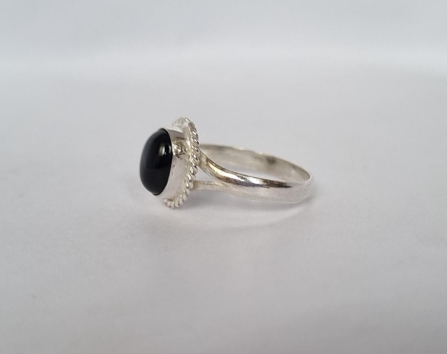 Boho Statememt Black Onyx Ring, Black Onyx Ring, Bohemian Ring, Womens Ring, Gifts For Mom ,Everyday Ring,Statement Ring, Ring For Gift,Akik - Image 8