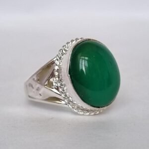 Handmade Green Onyx Ring, Onyx Ring , Gemstone Ring, sword Ring , Islamic ring, Unique design onyx ring , Rings for gift ,Handmade Ring,Gift