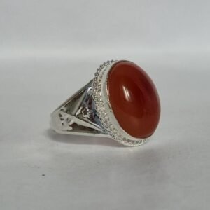 Natural Red Aqeeq (Agate) Ring, Aqeeq Ring ,Red Agate Ring, Yemeni Aqeeq Ring,aqeek Ring,Islamic Aqeeq Ring,Aqeeq Jewelry,Everyday wear Ring