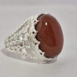 Natural Aqeeq (Agate) Ring , Red Agate Ring , Suleimani Aqeeq Ring ,Ring for gift ,Everyday ring,Yemeni Aqeeq ,Islamic Ring,yemeni akik ring