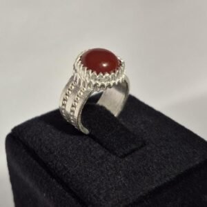 Natural Red Aqeeq (Agate) Ring, Aqeeq Ring ,Red Agate Ring, Yemeni Aqeeq Ring,aqeek Ring,Islamic Aqeeq Ring,Aqeeq Jewelry,Everyday wear Ring