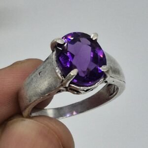 Handmade Amethyst Ring , Adjustable Ring, Amethyst Ring, Women's ring, Special gifts, promise ring , purple stone ring, gifts for mom ,Rings