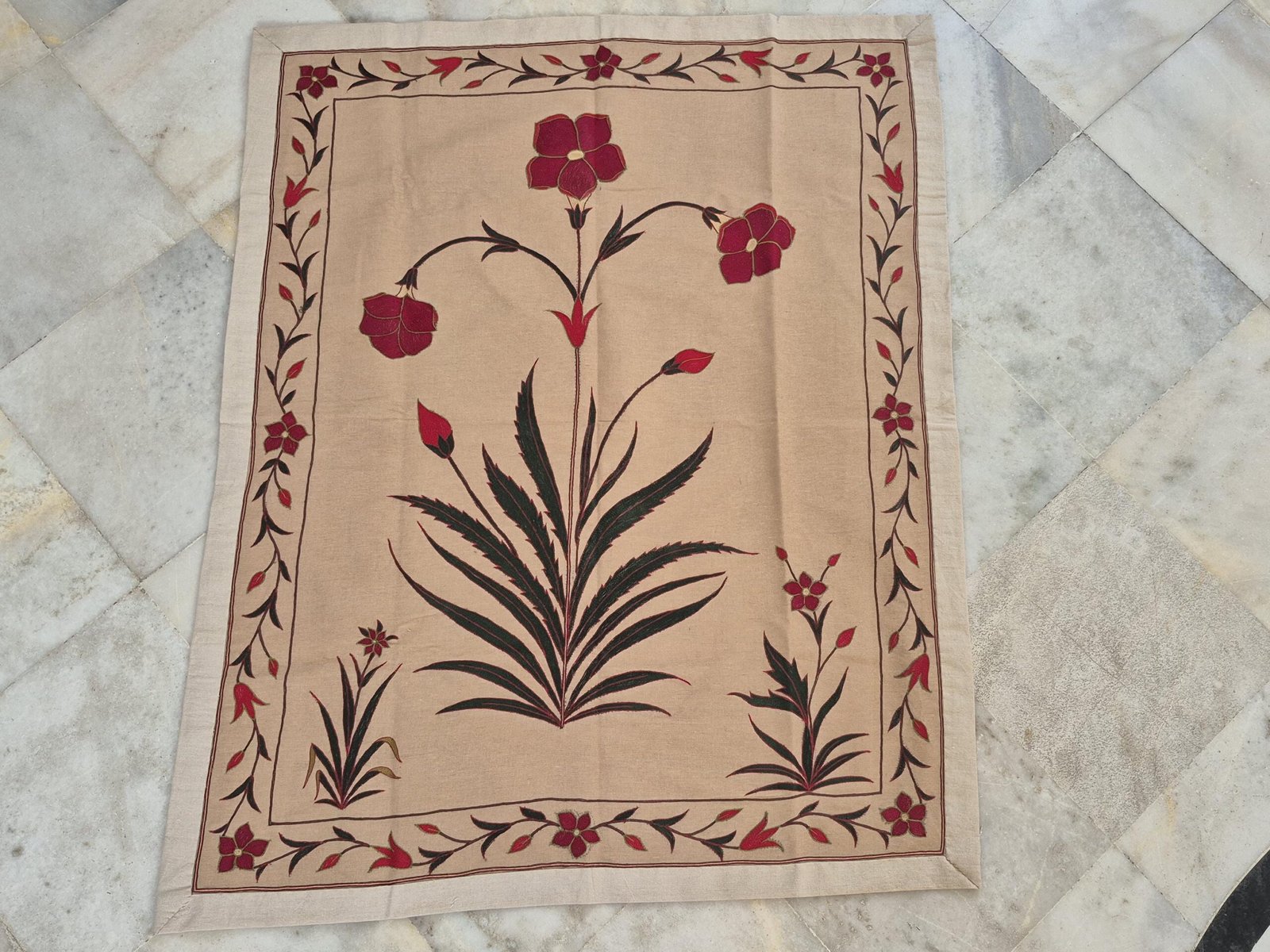 Handmade Embroidery Wall hanging, Embroidery Wall hanging, Wall decor gifts, special Handmade gifts, Handmade home decor, Mughal Tapestry